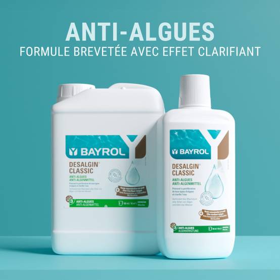 Anti-algues et clarifiant d'eau Bayrol Desalgin Classic 6 litres - Image 7