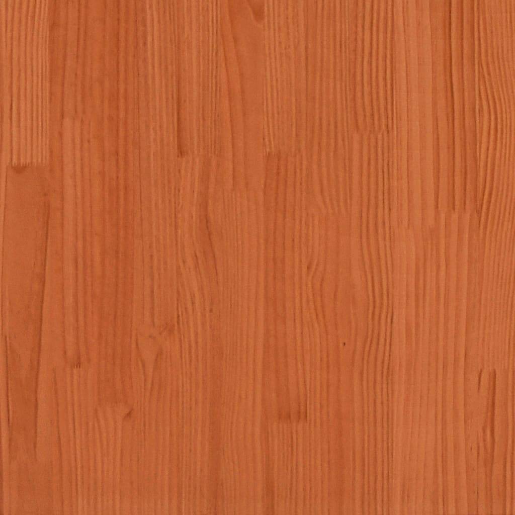 Maison Chic - Jardinière, Bac à fleurs, Pot de fleurs cire marron 110x40x49,5 cm bois de pin massif - Imagen 9