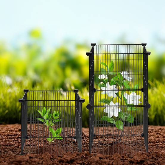VEVOR Lot 5 protections plantes, grillage 39x39cm, maille métallique, écureuils. - Image 8