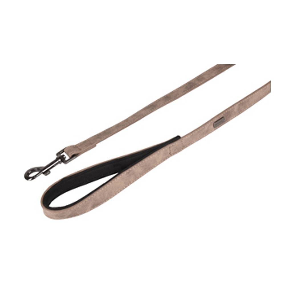 Laisse de 1 Mètre x 25 mm DELU, taupe, pour Chien.
