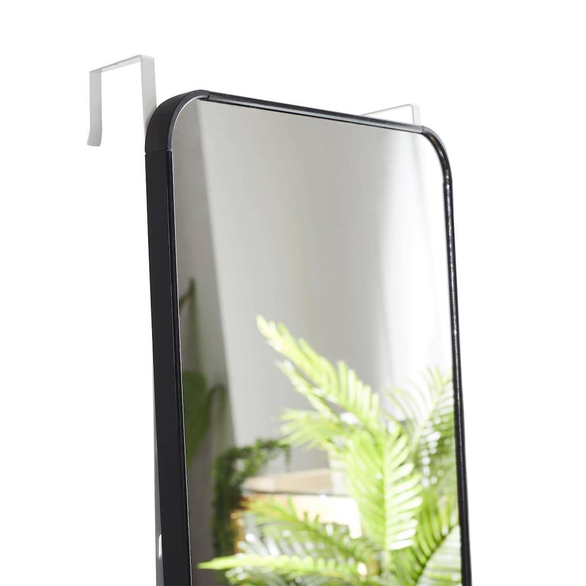 ALTOBUY - Miroir de Porte Rectangulaire 30x120cm en Verre et Aluminium Noir - GORIS - Image 6