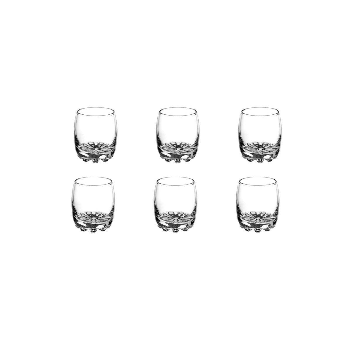 Lot de 6 Verrines en Verre "Sylvana" 8cl Transparent