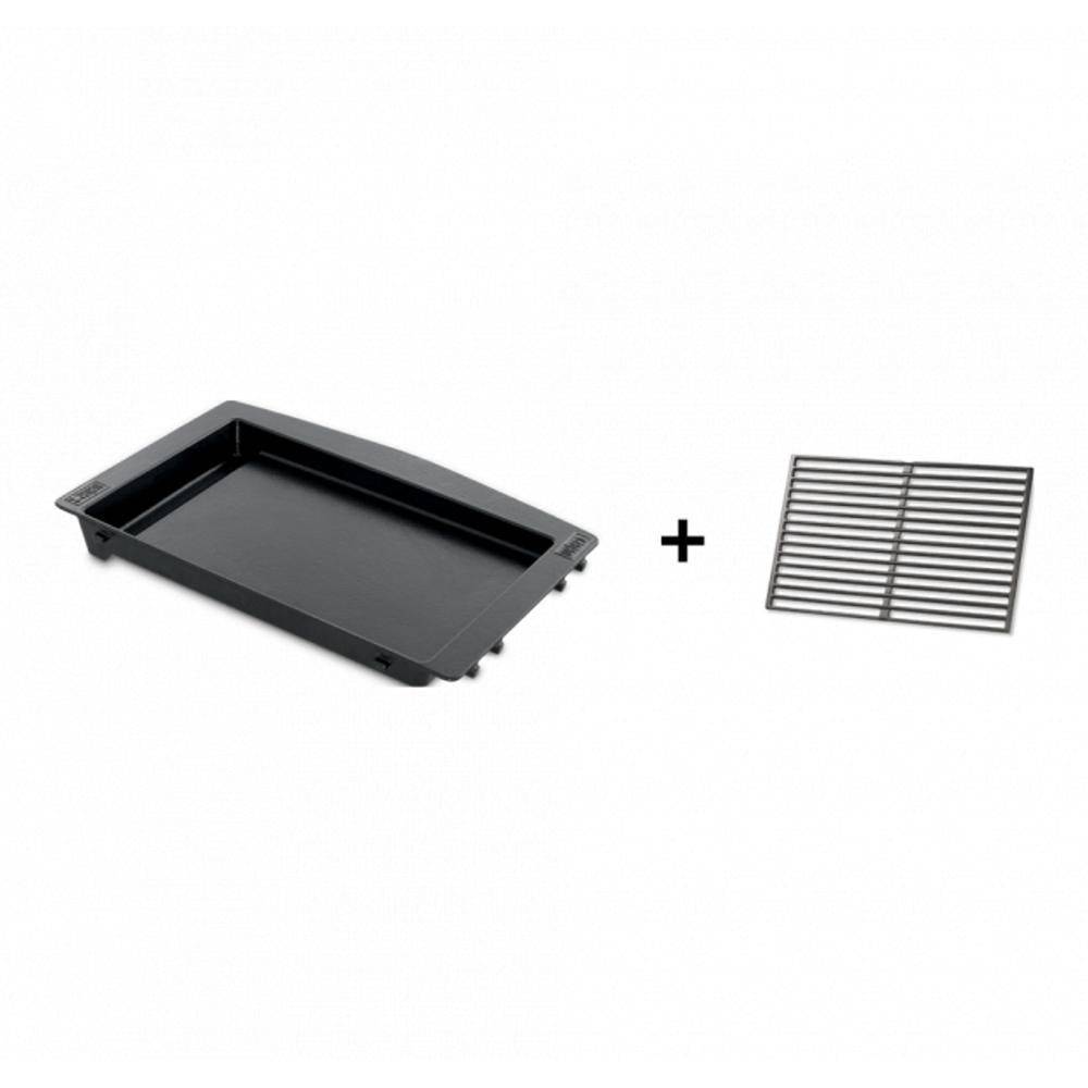 Weber - Plancha barbecue et demi-grille Weber GBS pour Genesis II 3 brûleurs