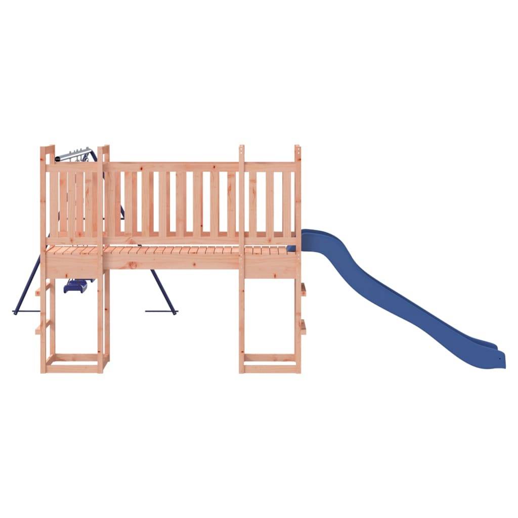 Helloshop26 - Aire de jeux d'extérieur balançoires toboggan portiques robuste jeux jardin 308 x 467 x 169 cm bois massif de douglas - Imagen 5