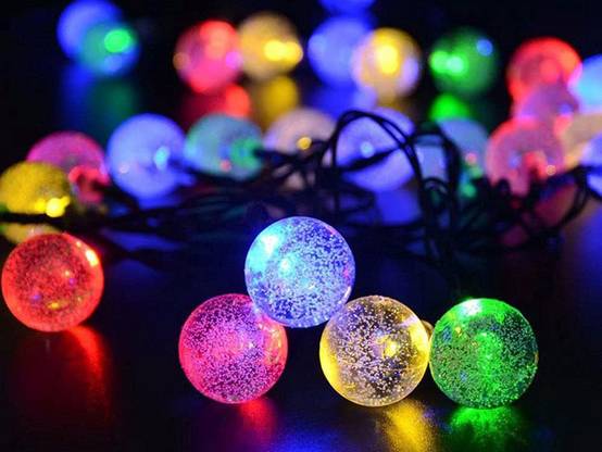 Guirlande de jardin 40 led solaire multicolore - Image 2