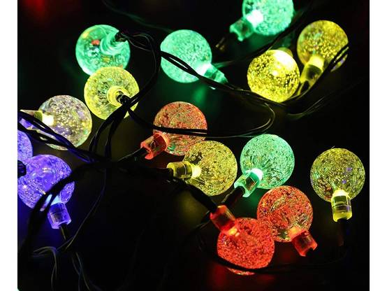 Guirlande de jardin 40 led solaire multicolore - Image 5