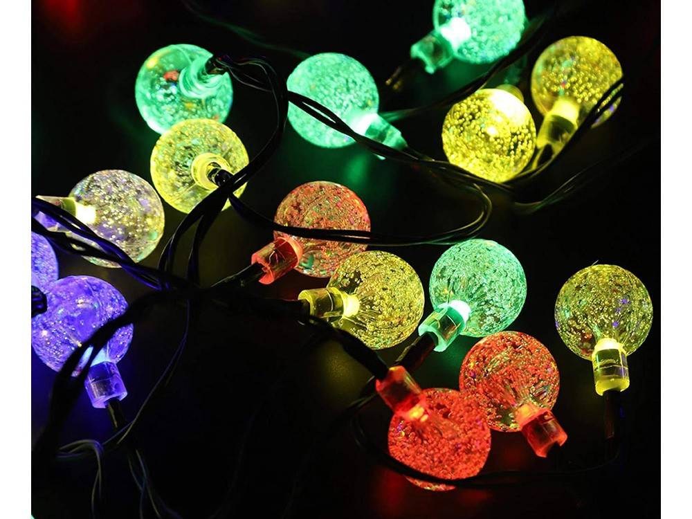 Guirlande de jardin 40 led solaire multicolore - Image 5