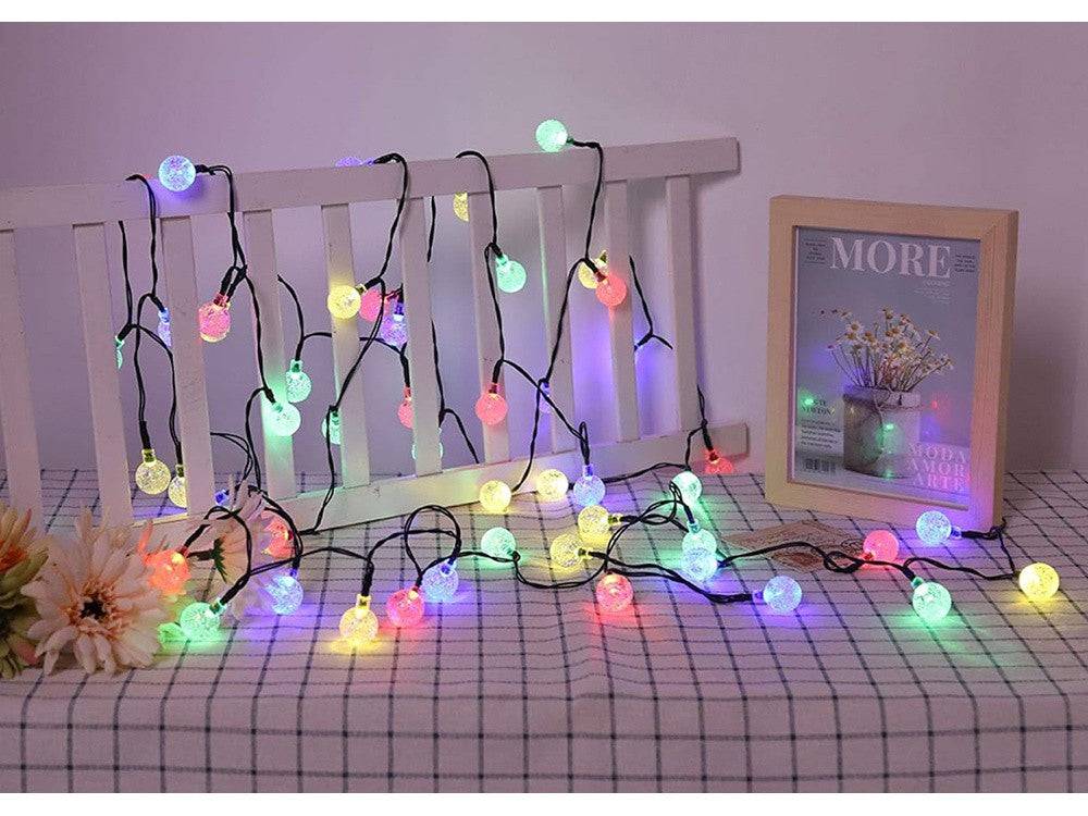Guirlande de jardin 40 led solaire multicolore - Image 4
