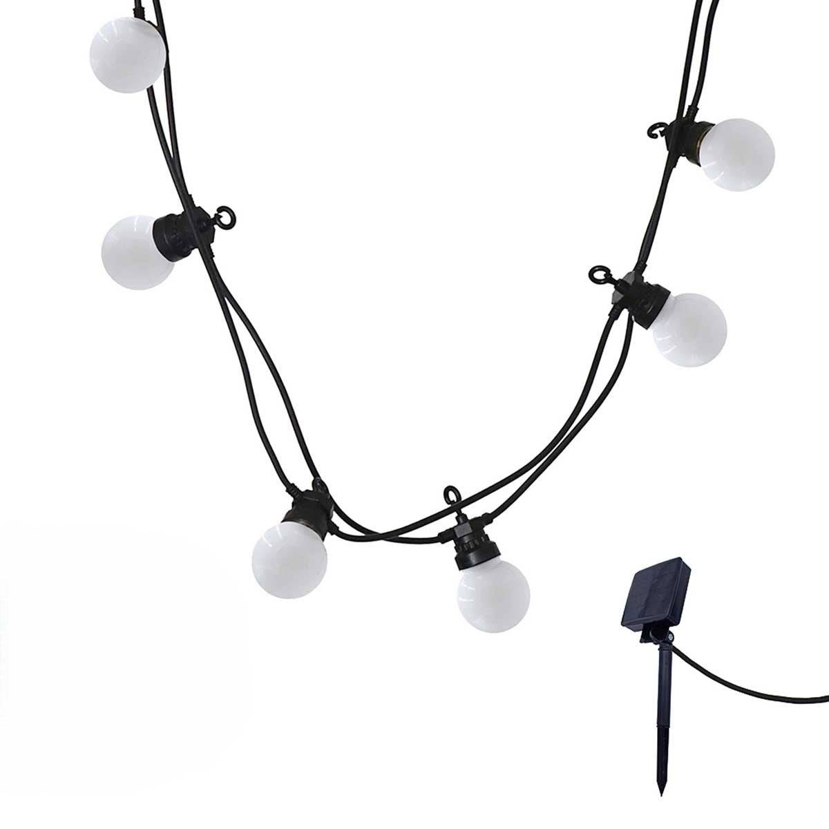 Lumisky - Guirlande solaire PARTY MILKY 10 globes 5.7M - Imagen 1
