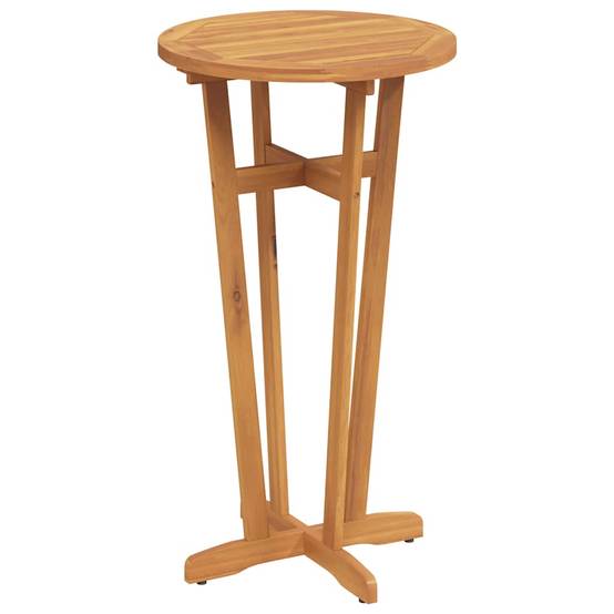 Mange-Debout Rond Ø60cm en Bois d'Acacia Massif pour Jardin ou Balcon – ComfortXL Outdoor Living - Image 2