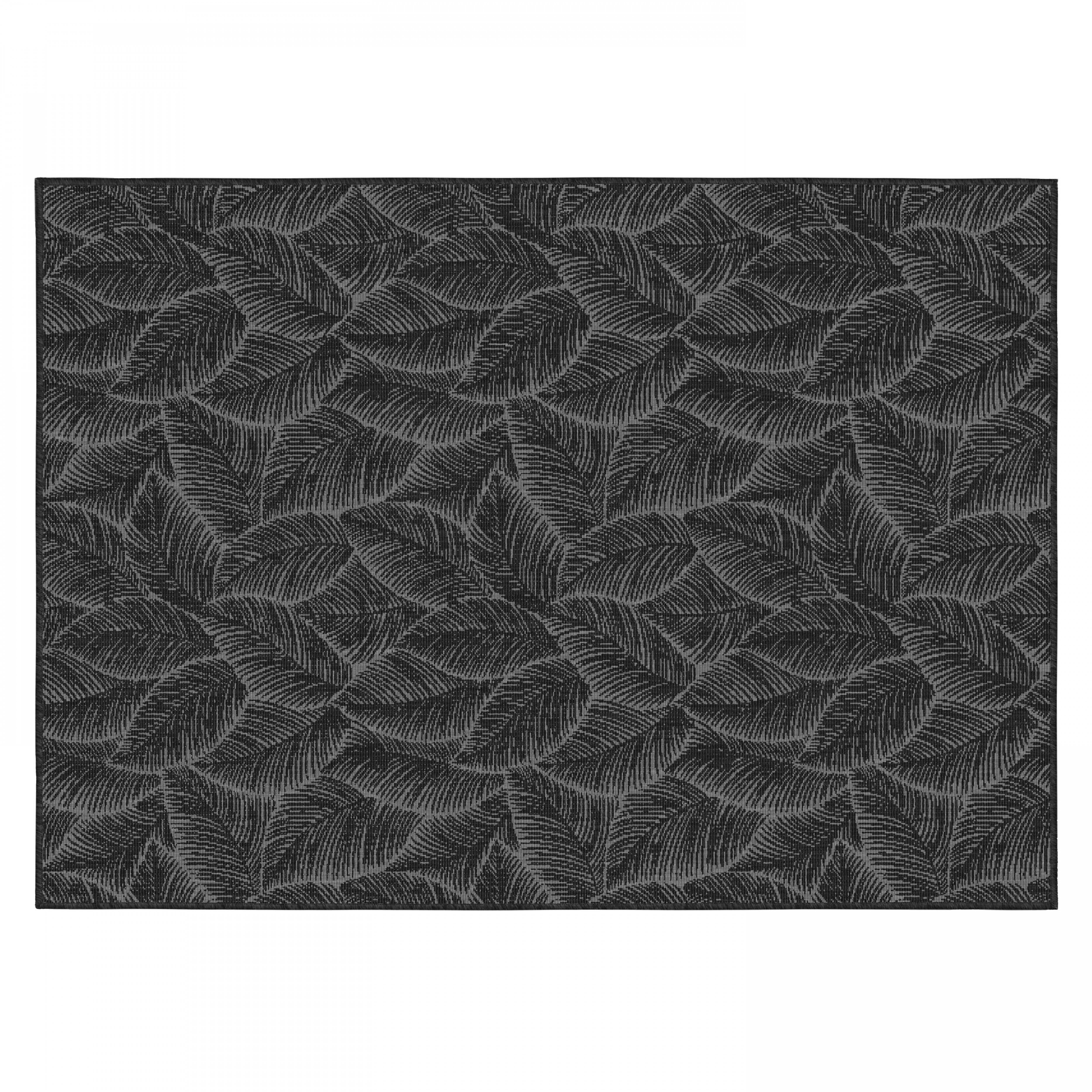 Oviala - Tapis d'extérieur en polypropylène 200 x 290 cm noir Folia - Oviala - Imagen 3