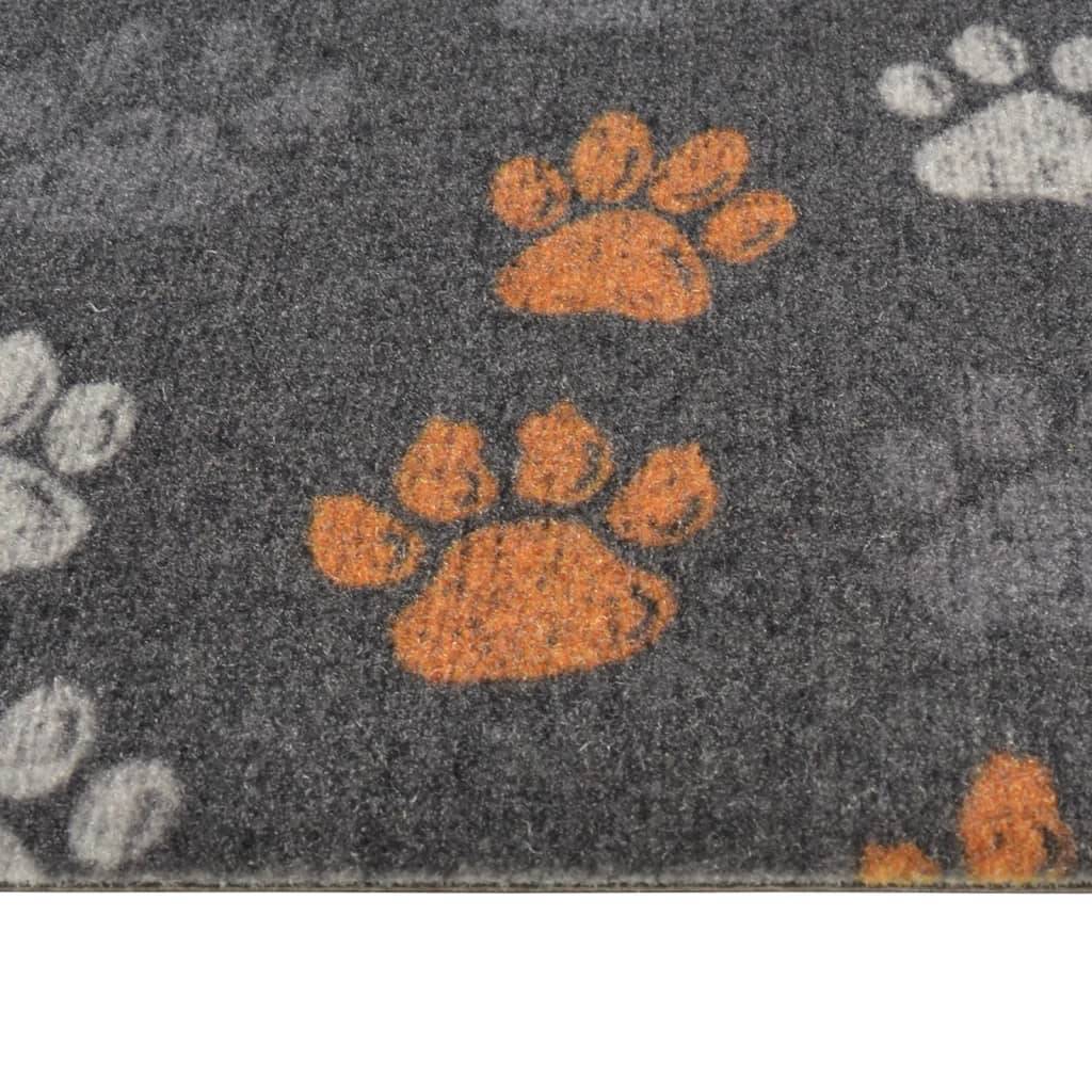 Lot de 3 tapis de cuisine pour sol - Tapis de cuisine rustique, antidérapant, lavable, doux et confortable pour salle de bain, entrée, porte intérieure (noir
