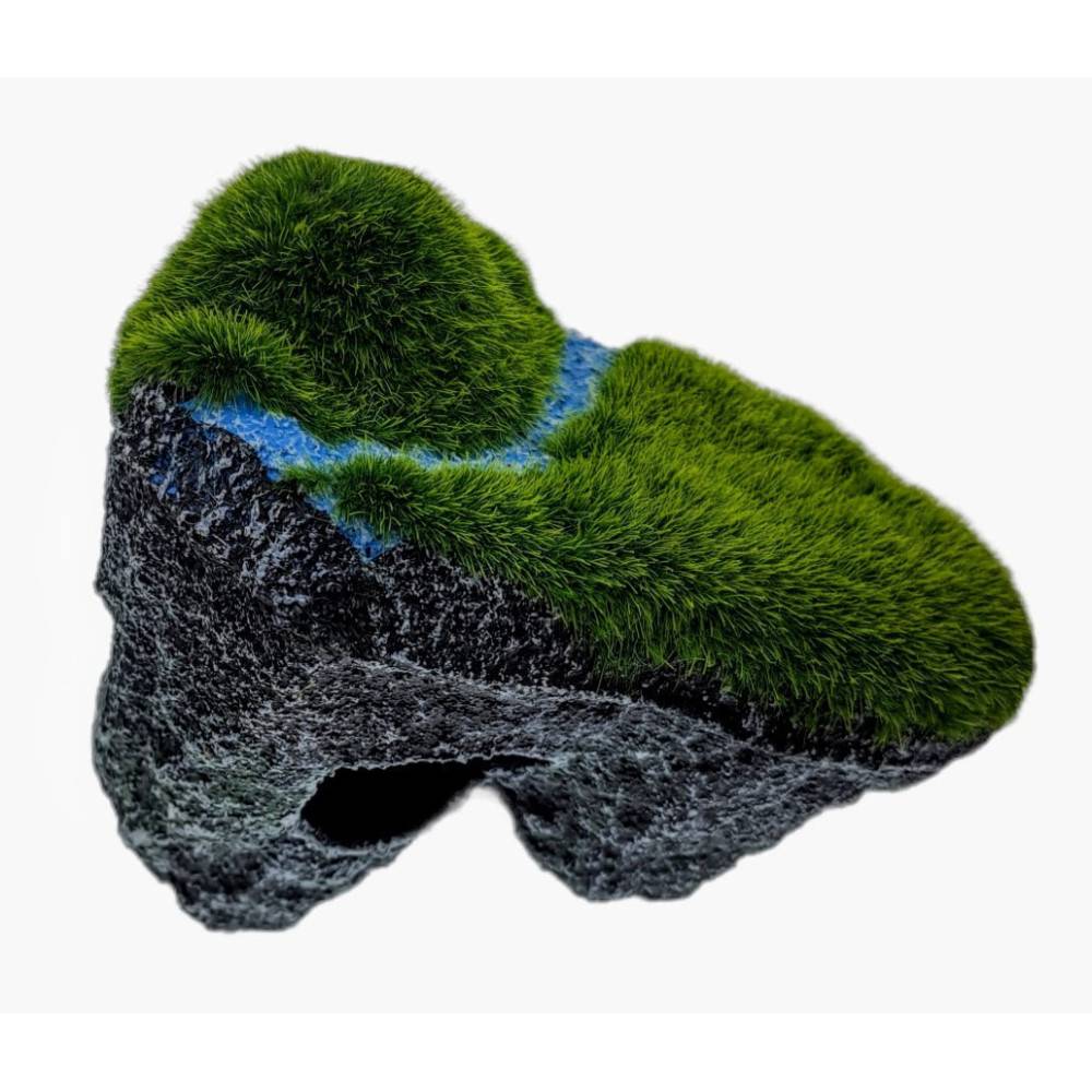 Flamingo - Rocher Flottant  S, taille 12 x 8,5 x 13 cm, décoration aquarium - Imagen 10