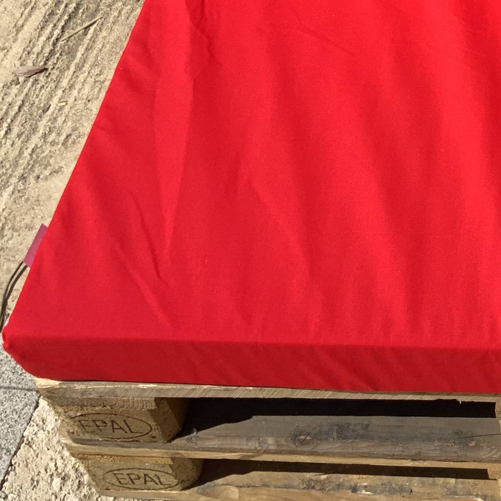 Home Maison - Housse d'assise pour salon palette tissus ultra résistant - HOME MAISON - Polyester - Rouge