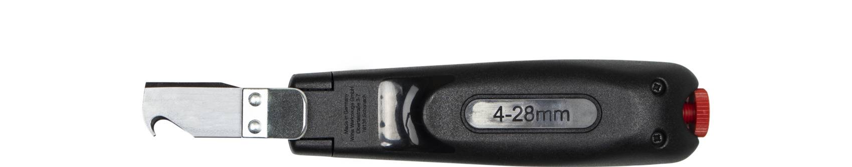 Outil de dénudage avec couteau intérieur autorotatif pour câble rond - WIHA - 44619 - Imagen 2