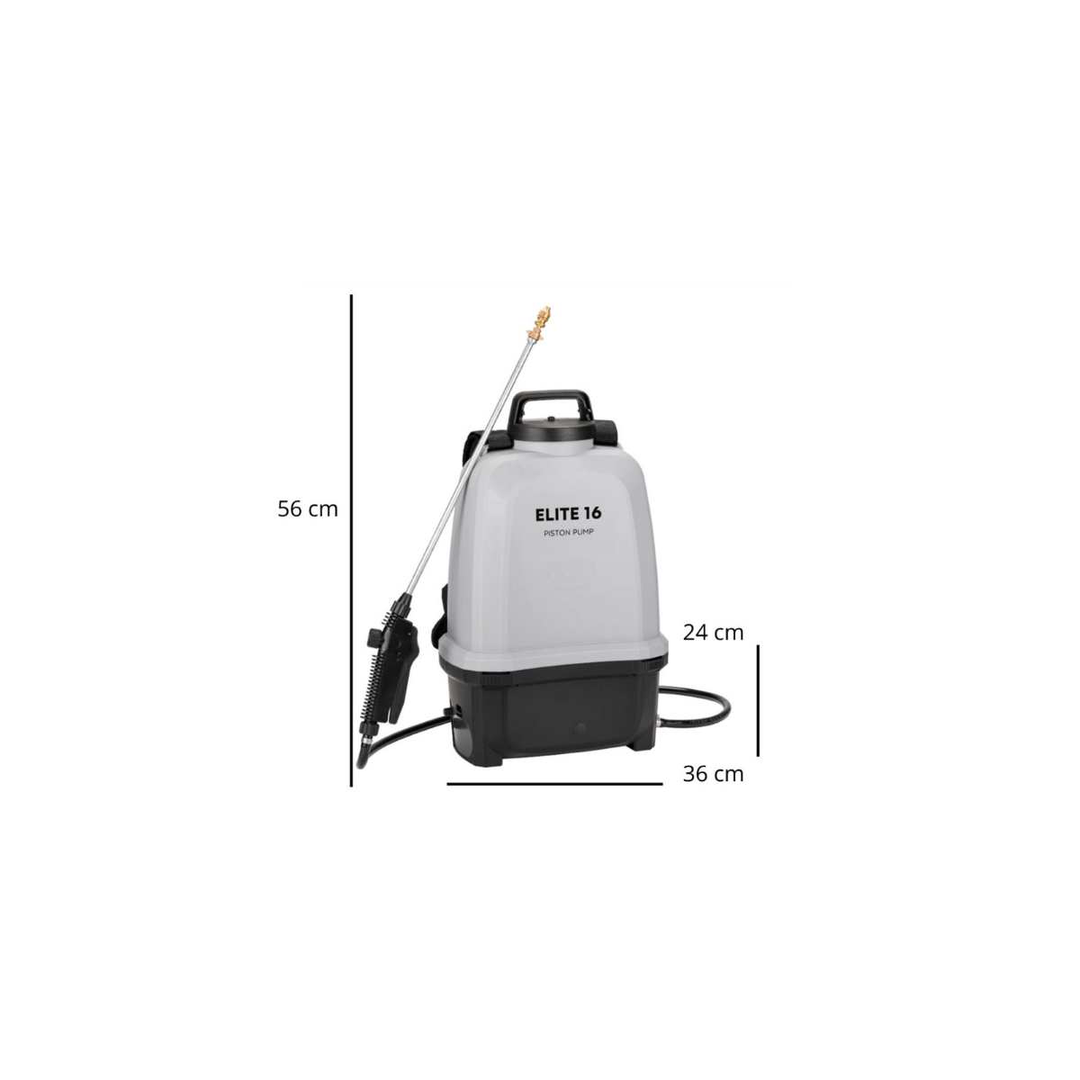 Pulverisateur Électrique à Batterie 16L 8 Bar 2 Batteries Lithium Chargeur Végetaux Toiture VOLPI - Image 7