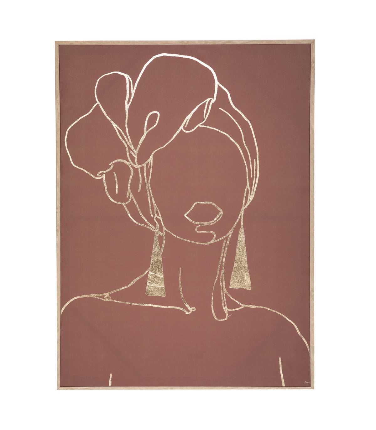 Tableau Toile murale imprimée et encadrée Femme 60 x 90 cm - Imagen 1
