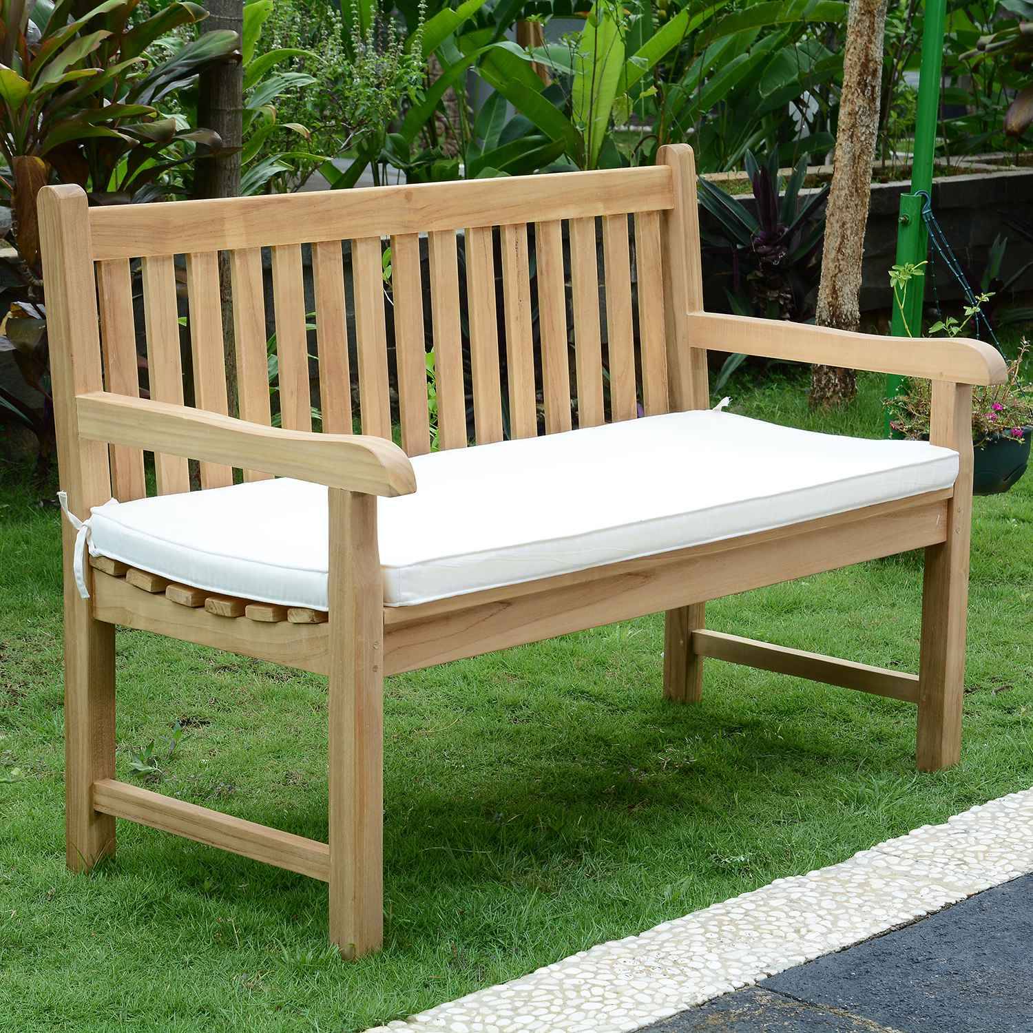 Teck'Attitude - Coussin Crème pour banc 130 cm - TECK'Attitude - Imagen 3