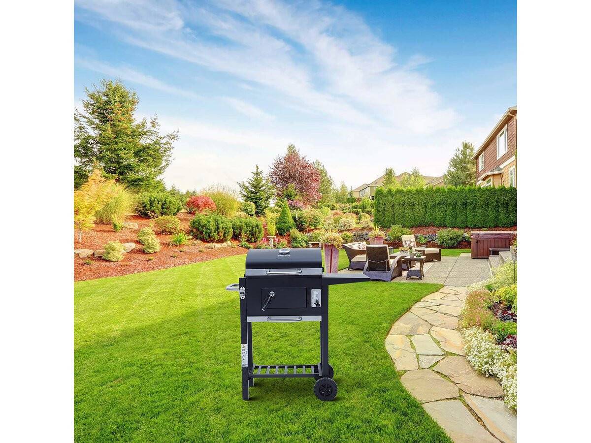 Habitat Et Jardin - Barbecue Charbon De Bois "vicomte" - 92.5 X 46 X 123 Cm -habitat Et Jardin - Image 2