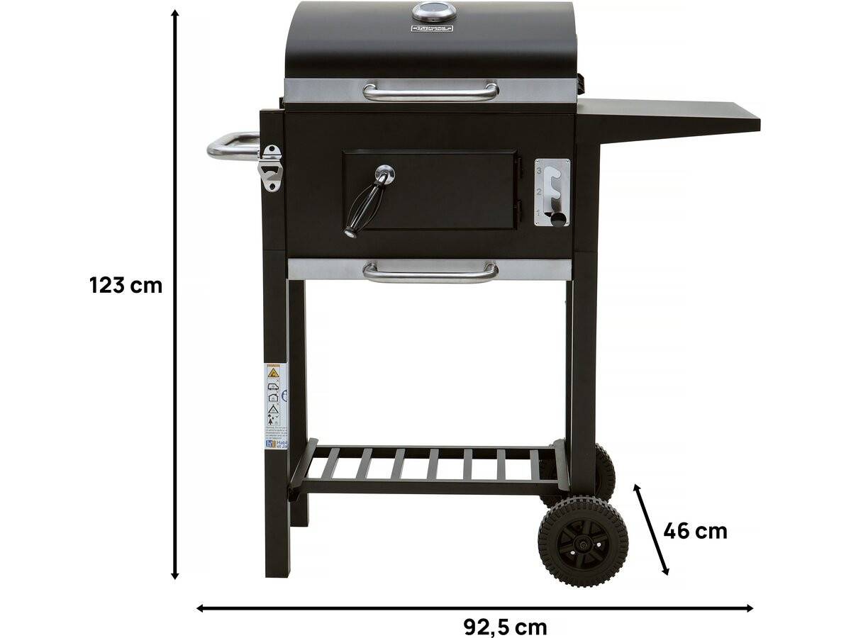 Habitat Et Jardin - Barbecue Charbon De Bois "vicomte" - 92.5 X 46 X 123 Cm -habitat Et Jardin - Image 3