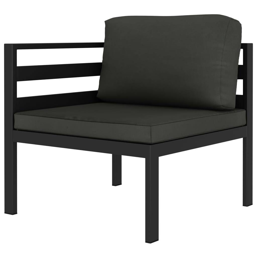 ComfortXL - Salon de Jardin 6 Pièces Aluminium avec Table Haute pour Repas Anthracite – ComfortXL Outdoor Living - Image 5