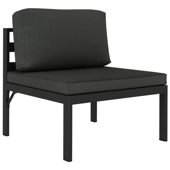 ComfortXL - Salon de Jardin 6 Pièces Aluminium avec Table Haute pour Repas Anthracite – ComfortXL Outdoor Living - Image 6