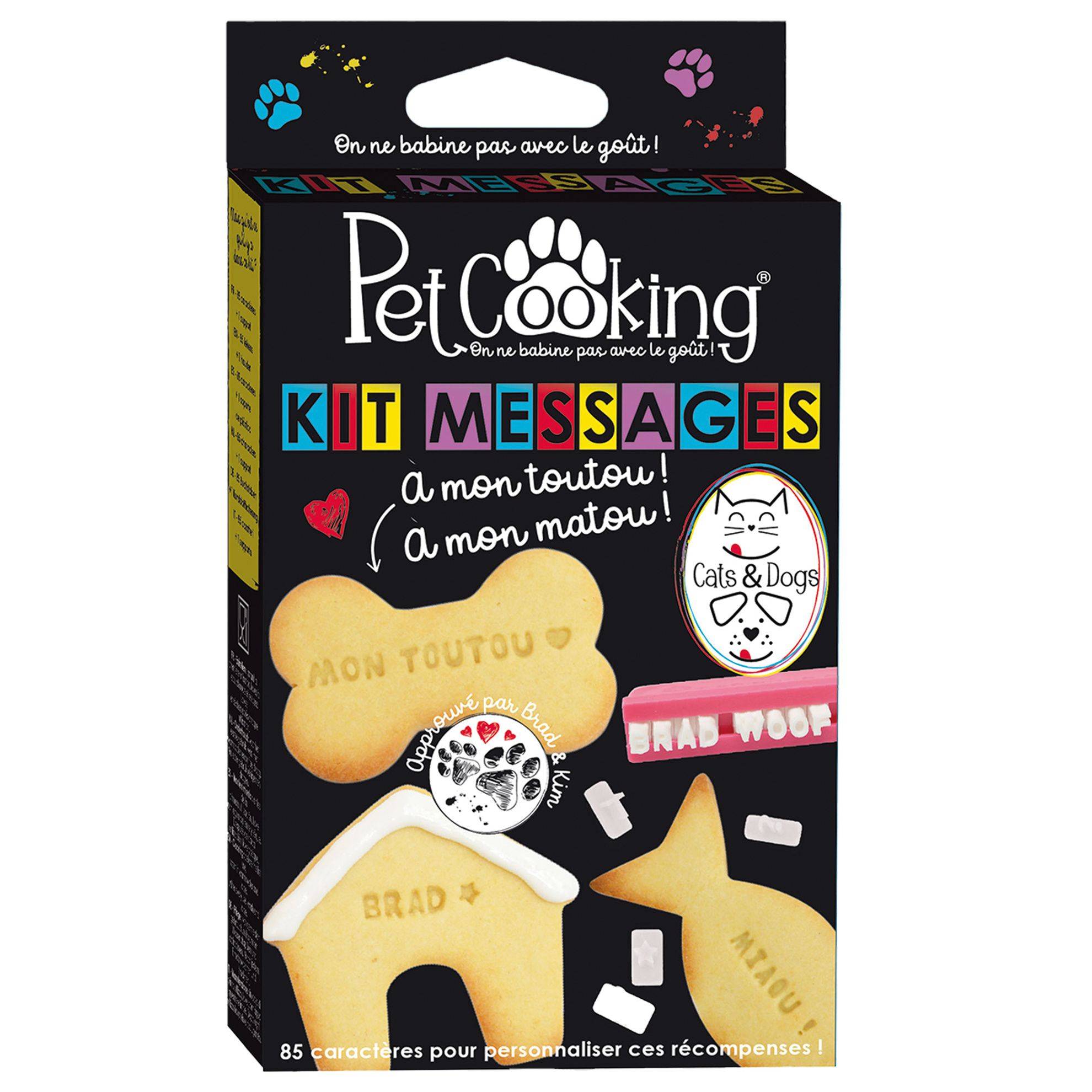 Kit message pour biscuit PETCOOKING