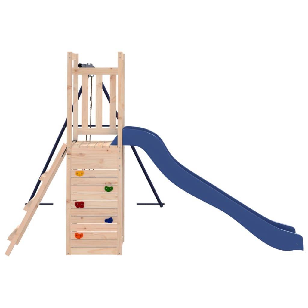 Helloshop26 - Aire de jeux d'extérieur balançoires toboggan portiques robuste jeux jardin 237 x 321 x 169 cm bois de pin massif - Imagen 3