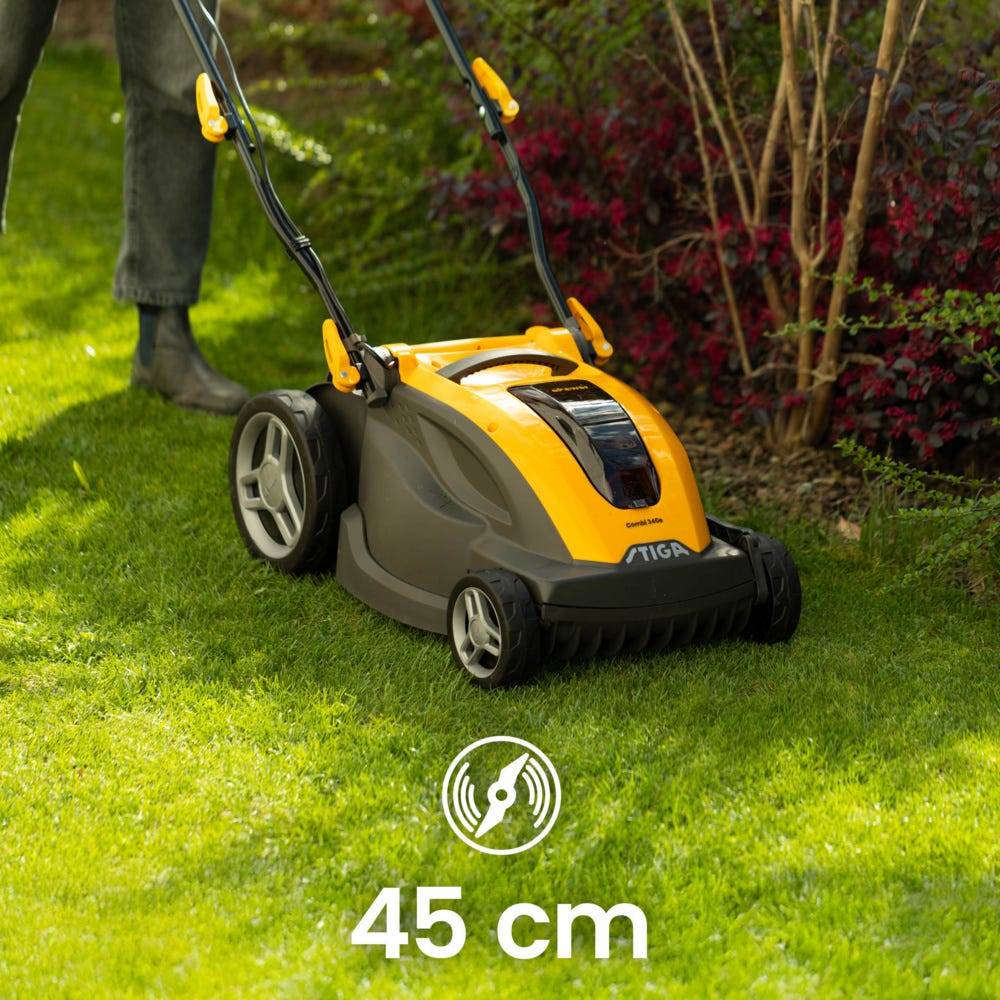Stiga - Tondeuse Combi340e Kit, panier 40L, batterie 48V (4Ah), max. 350m² - STIGA - Imagen 8