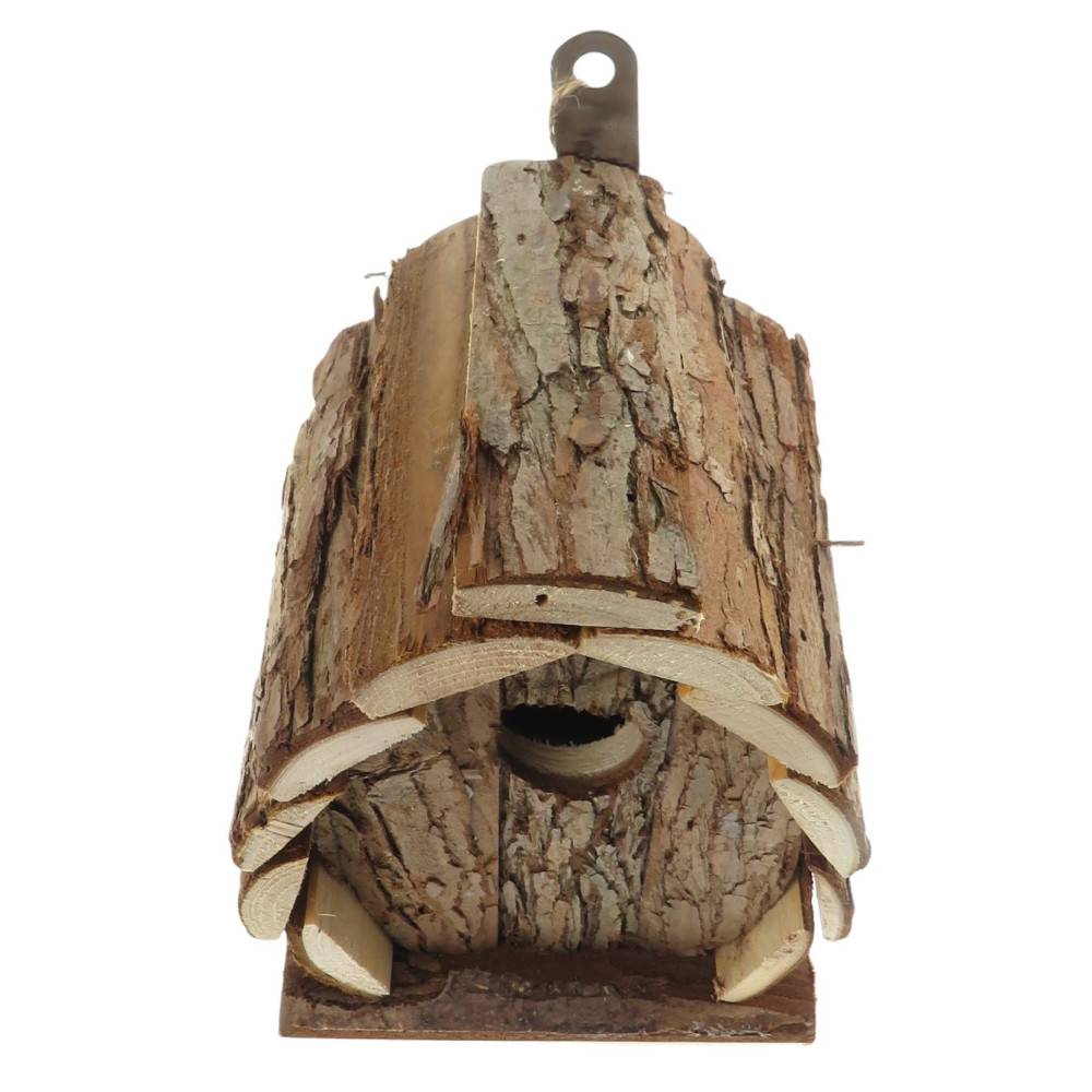 animallparadise - Nichoir en bois naturel, GUIDO, 13 X 13 X 17 cm,  pour oiseaux - Imagen 3