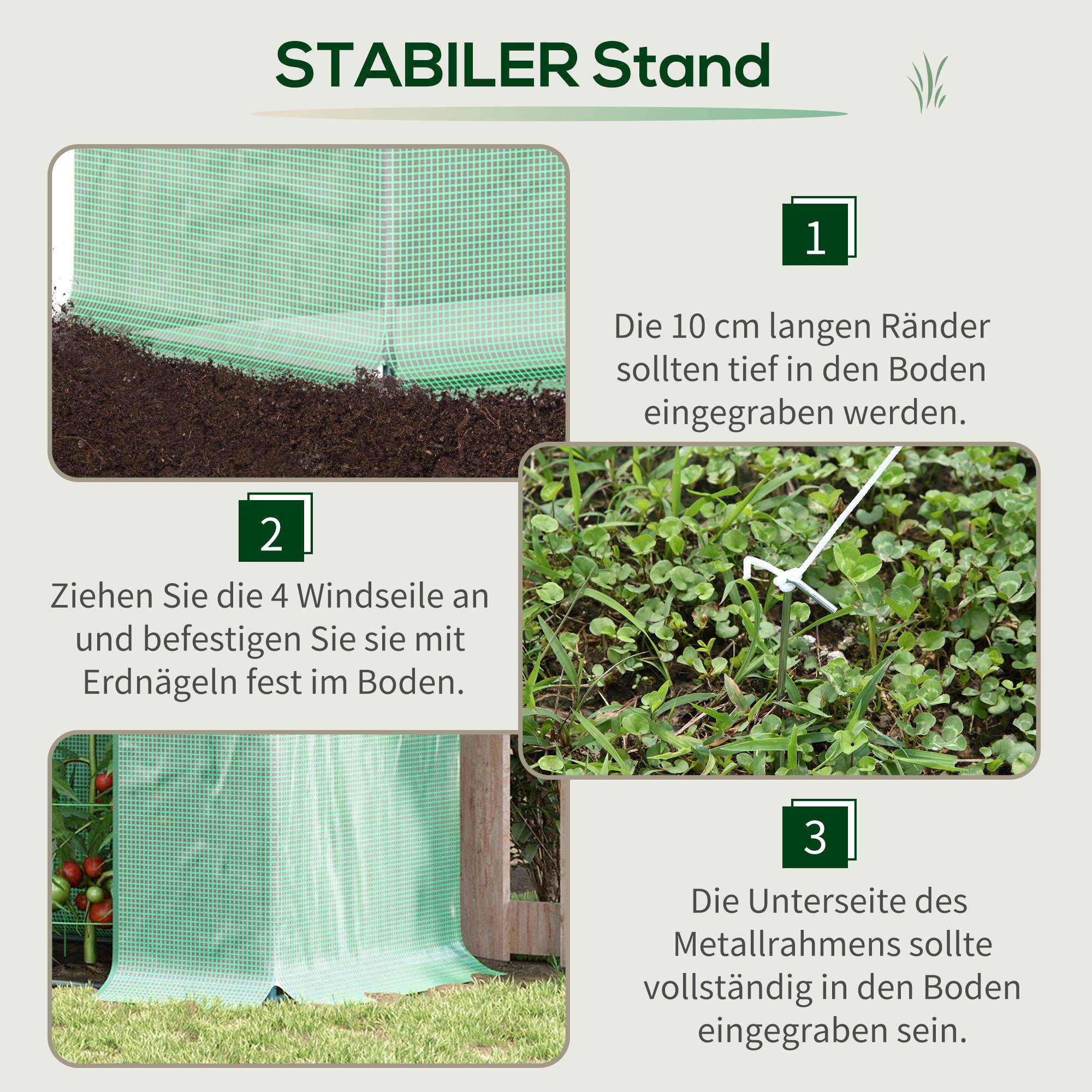 Sans Marque - Serre aluminium porte enroulable fenêtres latérales acier plastique 200x76x168 cm verte serre jardin balcon - Image 8