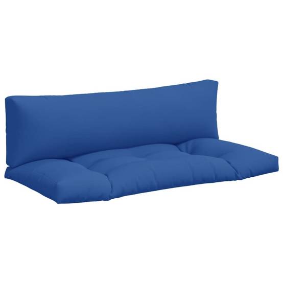 Lot de 2 Coussins pour Banquette Palette en Tissu Imperméable Décoration Jardin Bleu 110x58cm – ComfortXL Outdoor Living - Image 2