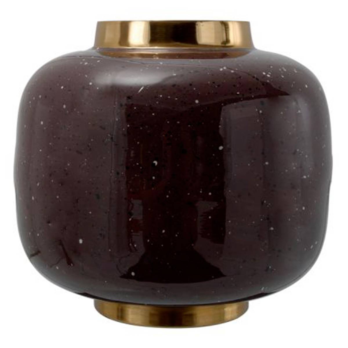 Vase Rond Design "Typo" 20m Marron - Image 1