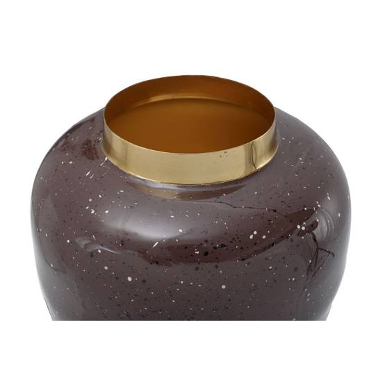 Vase Rond Design "Typo" 20m Marron - Image 2
