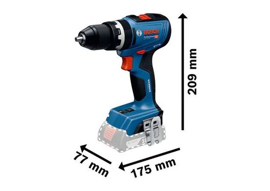 Bosch - Perceuses-visseuses à percussion sans-fil - GSB 18V-65 - BOSCH - avec 2 batteries 18V 5.0Ah - chargeur - L-Boxx - 06019N3303 - Image 2