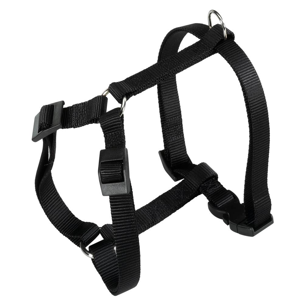 Ferplast - Ferplast Harnais Chien Taille Moyenne CHAMPION M, Harnais pour Chien Ajustable en 3 Points, Facile à Porter, Poitrine 44-72 cm. Noir - Imagen 1