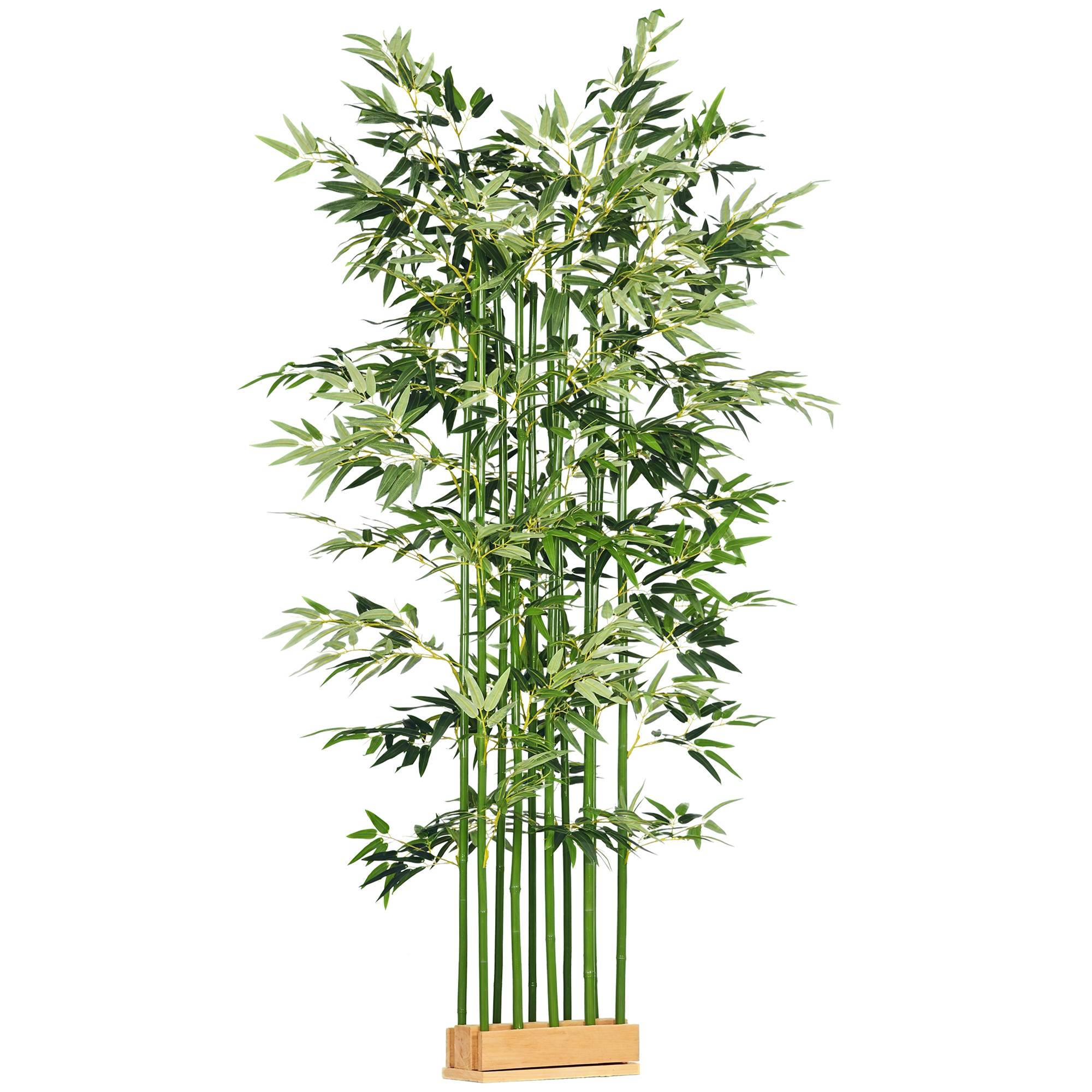 Sans Marque - Bambou artificiel, plante déco, aspect réel, facile, pour maison, 180 cm, vert