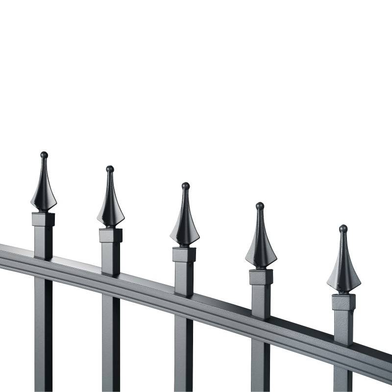Portail aluminium tradition style ferronnerie 3m50 Gris - Easy Clôture - Imagen 2