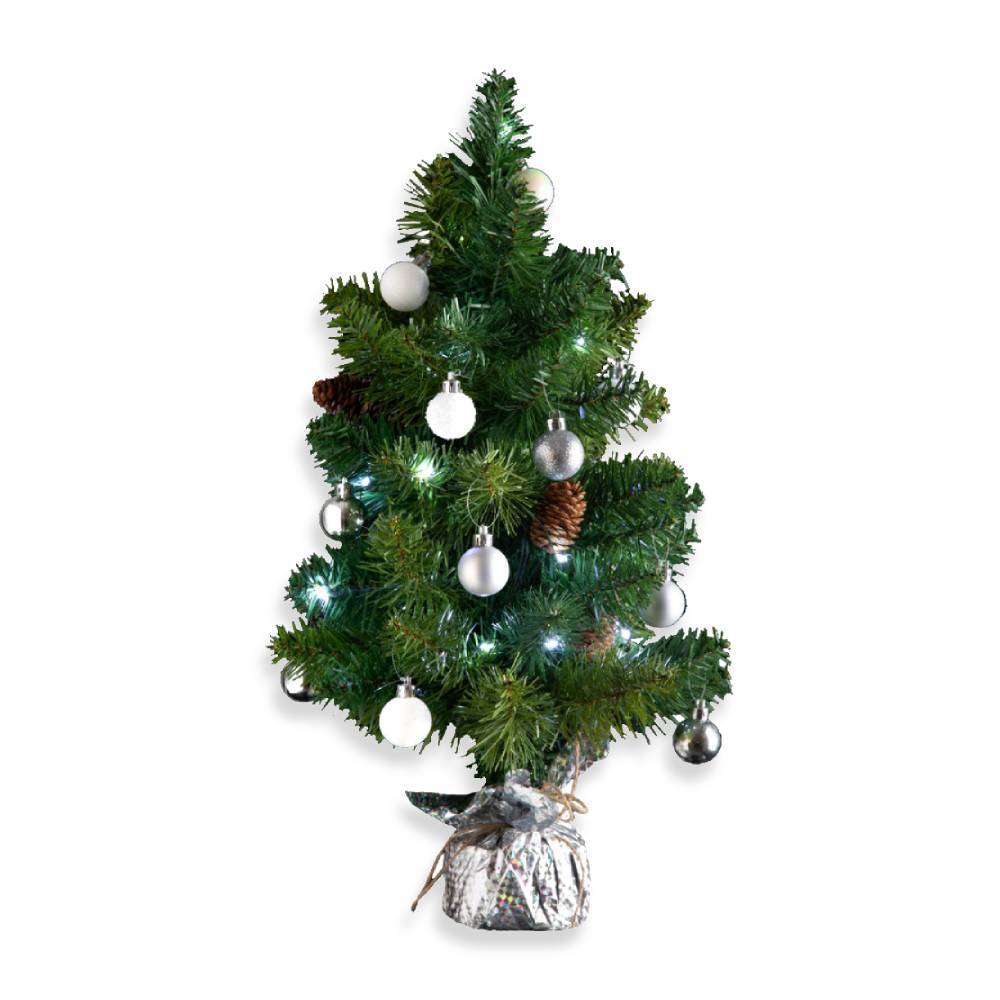 Sans Marque - Petit sapin de Noël décoré - 50 cm - Imagen 1
