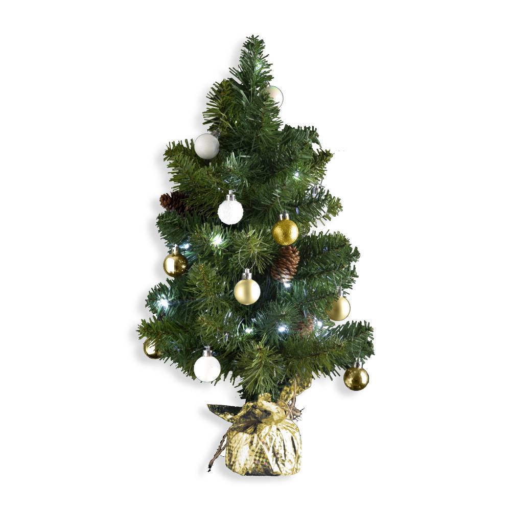 Sans Marque - Petit sapin de Noël décoré - 50 cm - Imagen 4