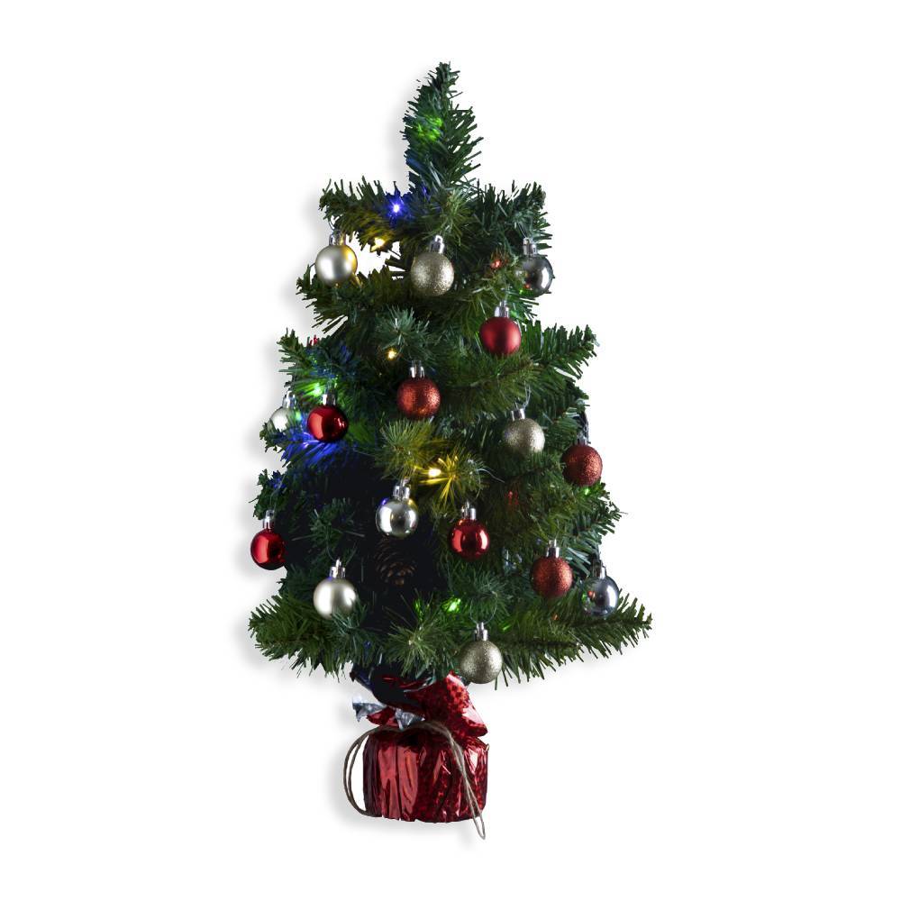 Sans Marque - Petit sapin de Noël décoré - 50 cm - Imagen 3