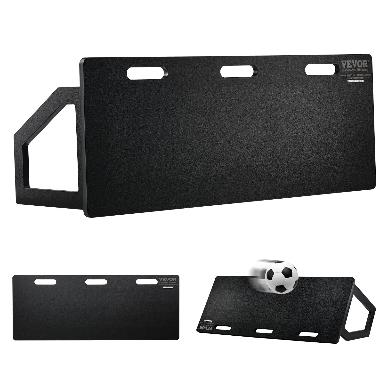 Vevor - VEVOR Planche rebond football 115x45cm PEHD, 2 angles, entraînement passe/tir, enfants/adultes.