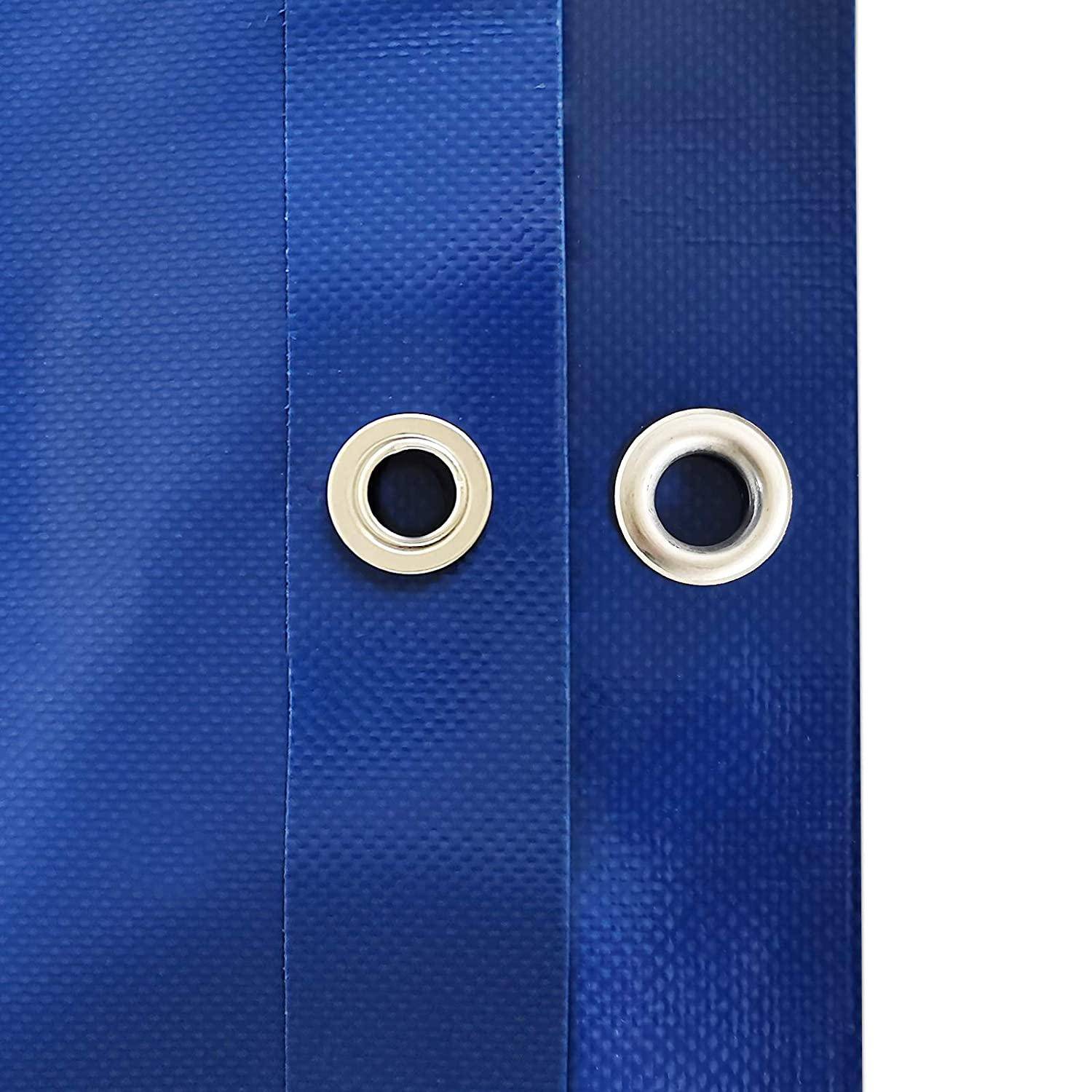 Helloshop26 - Bâche de protection imperméable résistante aux intempéries polyester revêtu de pvc 650 g m² couverture étanche d'extérieur camion meuble de jardin bo - Imagen 4