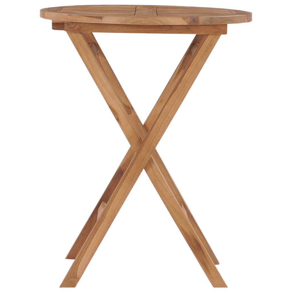 Vidaxl - Table pliable de jardin 60 cm Bois de teck solide vidaXL 48993 - Image 2
