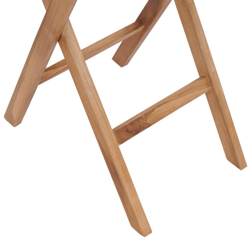 Vidaxl - Table pliable de jardin 60 cm Bois de teck solide vidaXL 48993 - Image 6