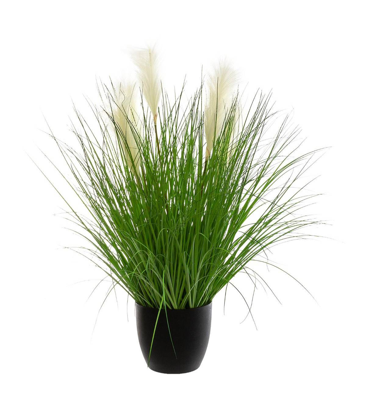 Plante artificielle ​​​​​​​Bouquet Herbes dans un Pot H 90 cm - Imagen 1