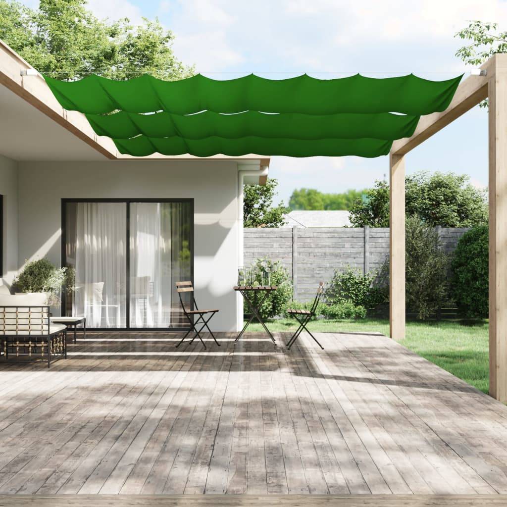 Maison Chic - Store banne | Auvent vertical Vert clair 140x360 cm Tissu oxford Maison Chic - Image 2