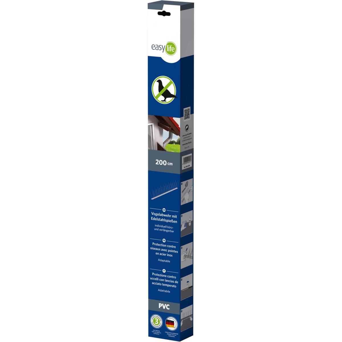 Easy life - Protection contre oiseaux 4x50 cm 60 piques Easy Life - Imagen 1