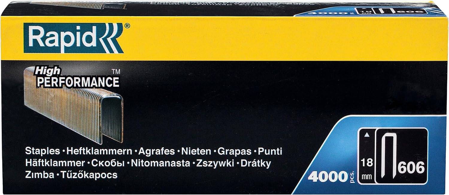 Agrafes en fil plat galvanisés n° 606/18 mm - 4000 pièces - Boite en carton - RAPID-ISABERG - 11897602 - Imagen 7