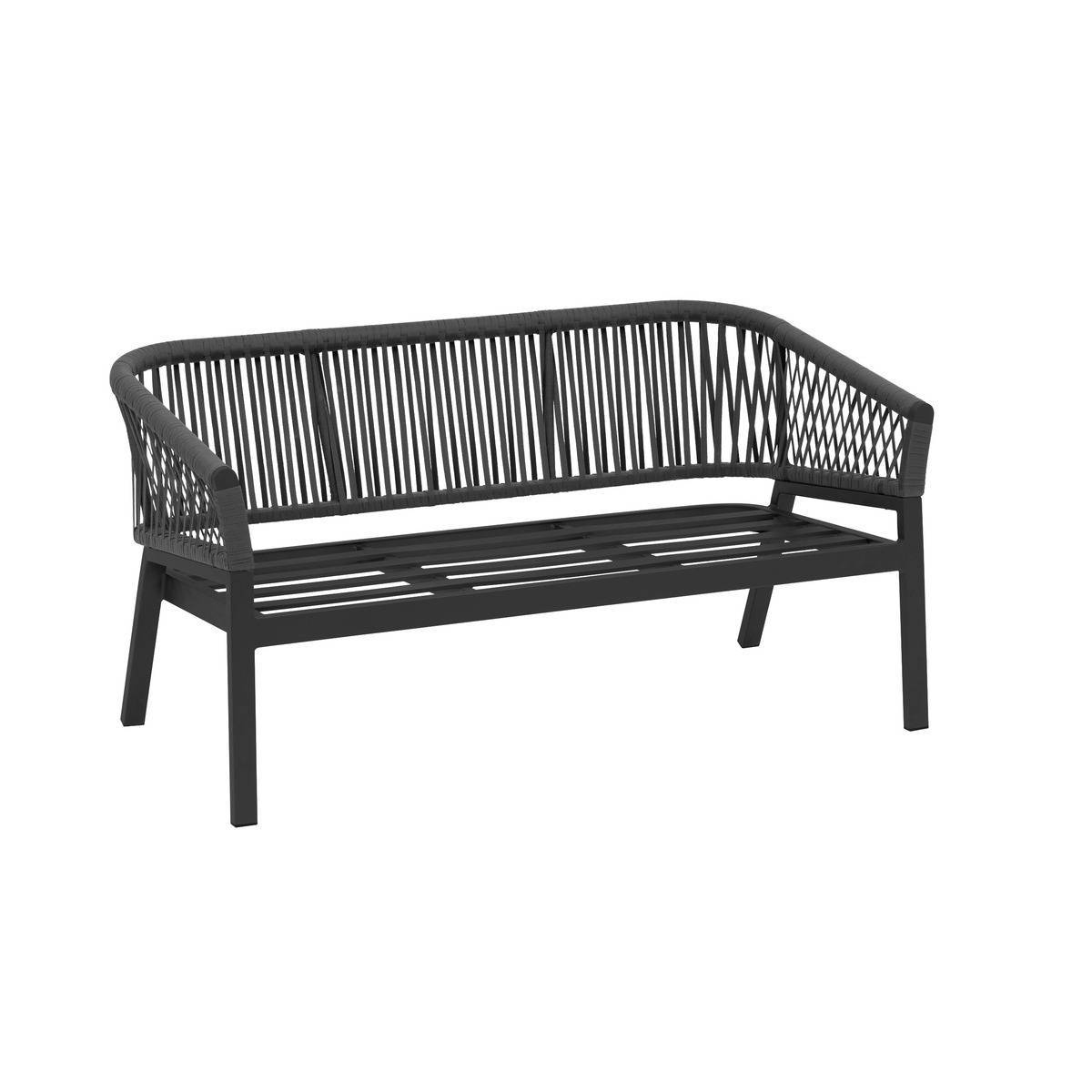 Hesperide - Canapé de jardin "Oriengo" 2 places anthracite & graphite  Hespéride - Imagen 3